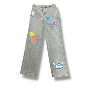 PACSUN JEANS 90S BF CARPENTER WOMENS JEANS